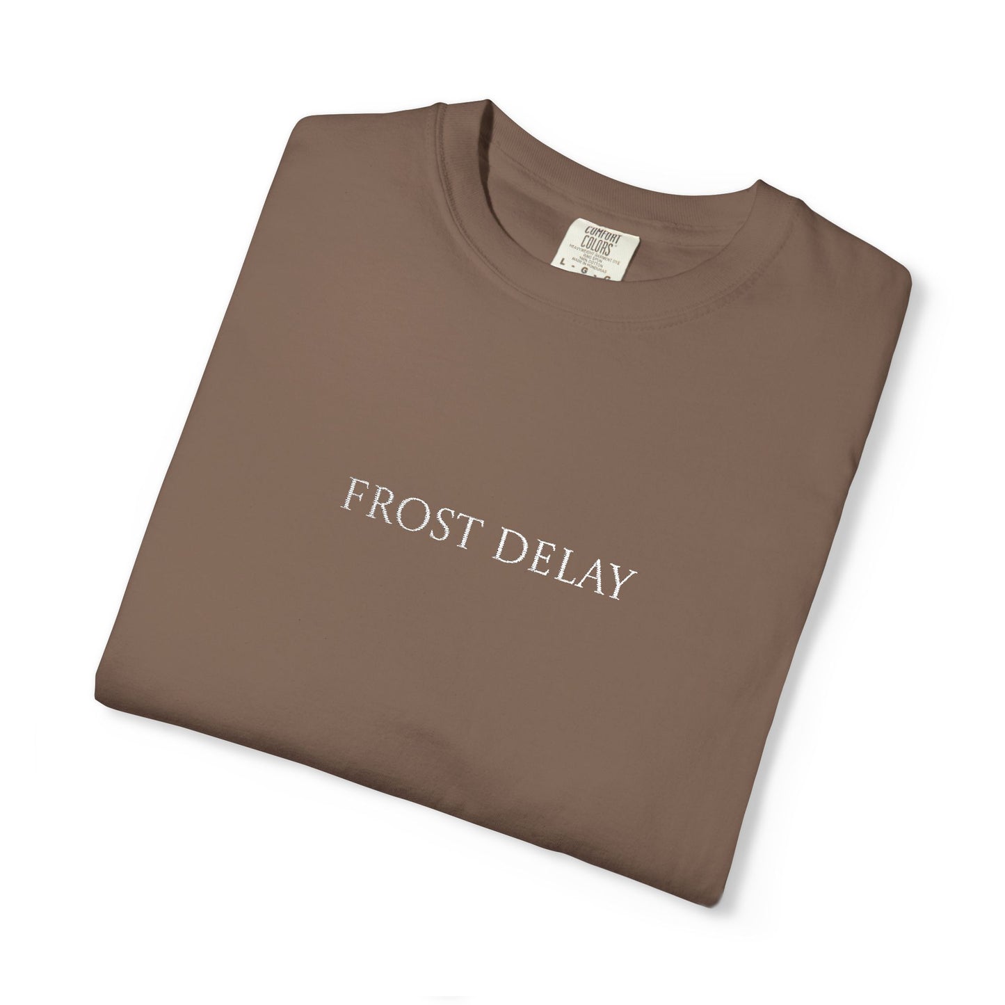 Frost Delay Embroidered T-Shirt