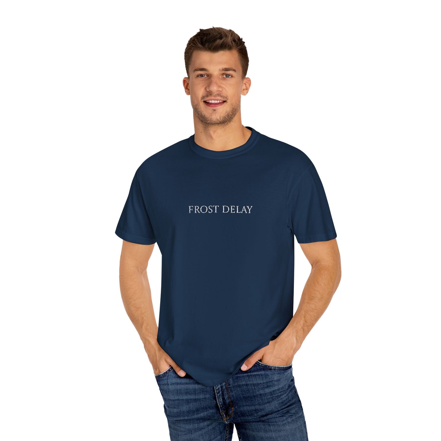 Frost Delay Embroidered T-Shirt