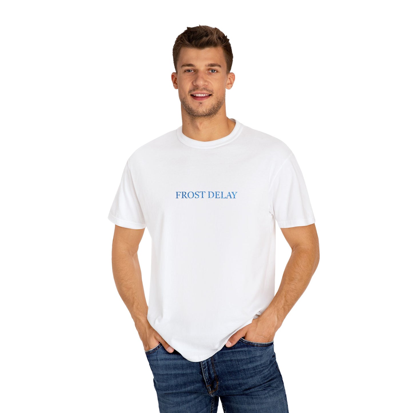 Frost Delay Embroidered T-Shirt