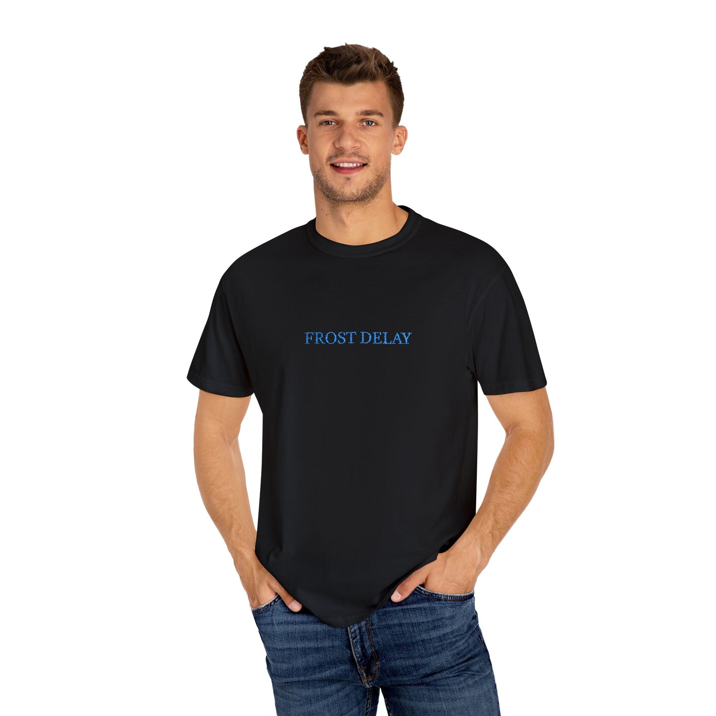 Frost Delay Embroidered T-Shirt