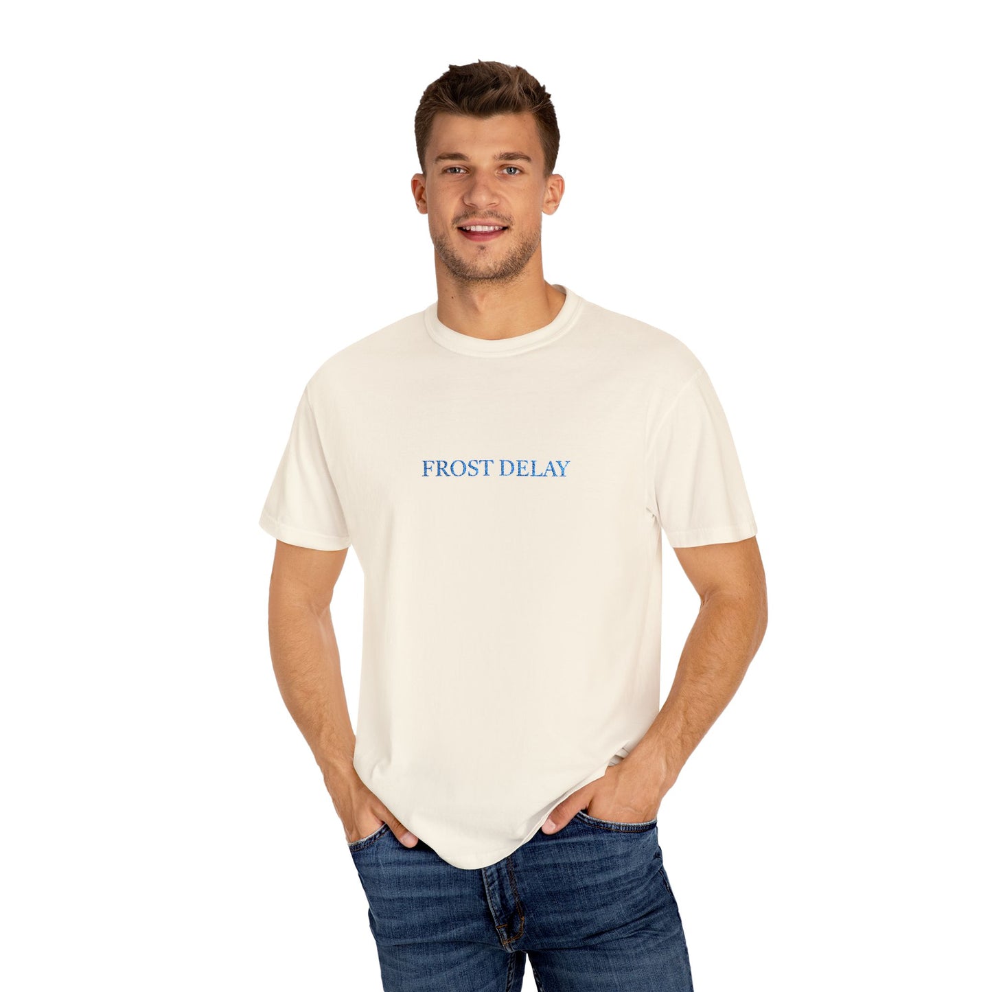 Frost Delay Embroidered T-Shirt
