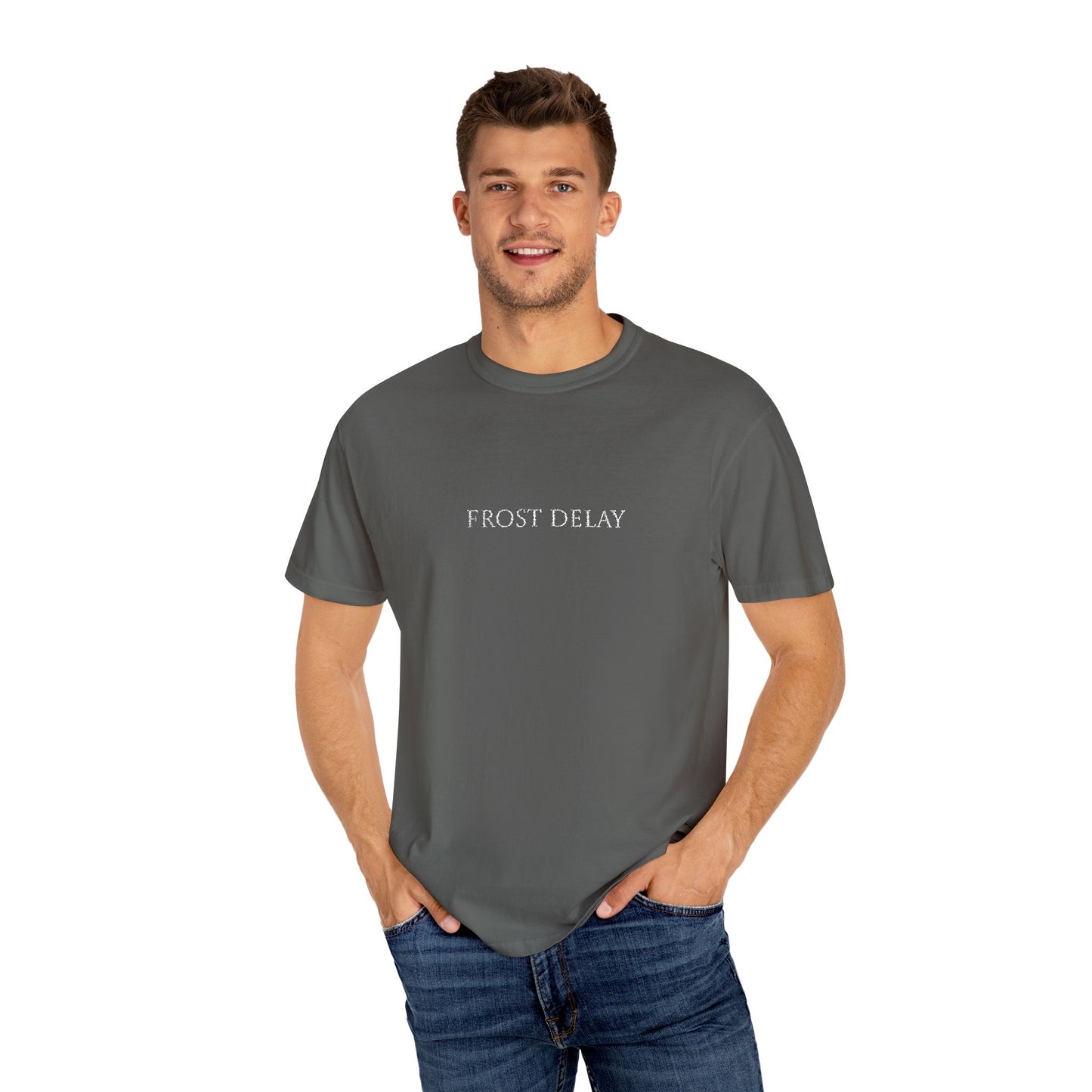 Frost Delay Embroidered T-Shirt